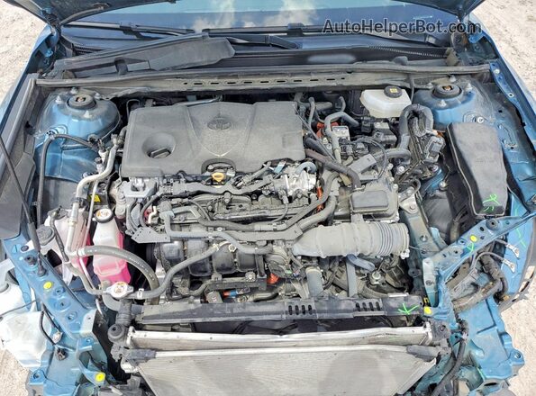 4T1DAACK5SU001976 2025 TOYOTA CAMRY Blue Rear interior view