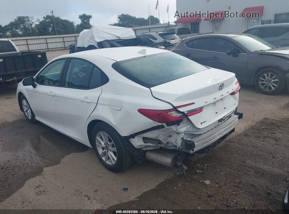 4T1DAACK5SU007826 2025 TOYOTA CAMRY Белый Задняя левая четверть