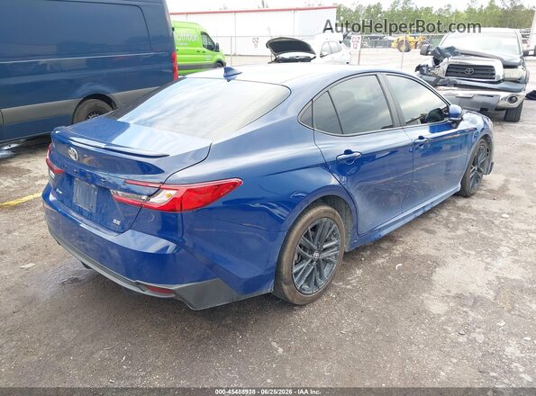 4T1DAACK5SU010953 2025 TOYOTA CAMRY Blue უკანა მარჯვენა