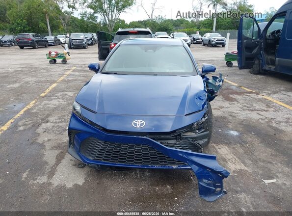 4T1DAACK5SU010953 2025 TOYOTA CAMRY Blue ხელსაწყოთა პანელის ხედი