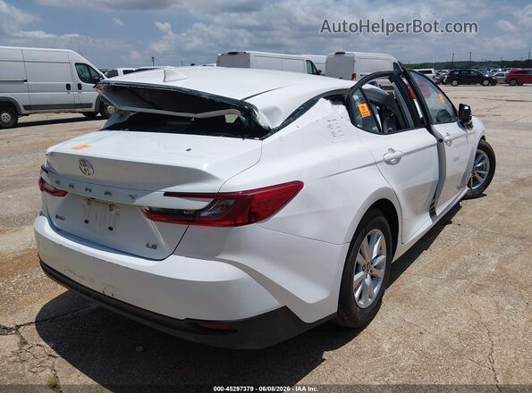 4T1DAACK5SU132177 2025 TOYOTA CAMRY White Հետևի աջ