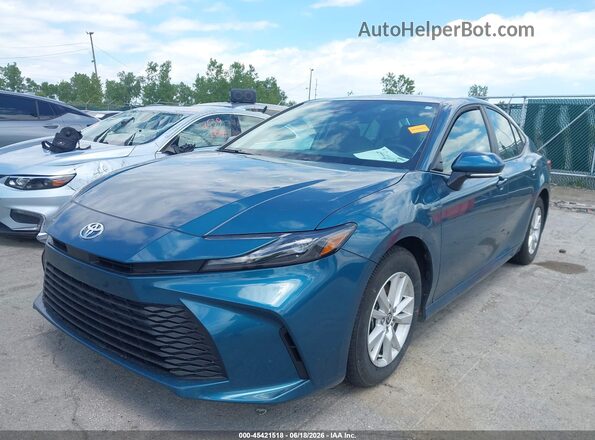 4T1DAACK5SU151781 2025 TOYOTA CAMRY Blue Առջևի ձախ երեք քառորդ տեսարան
