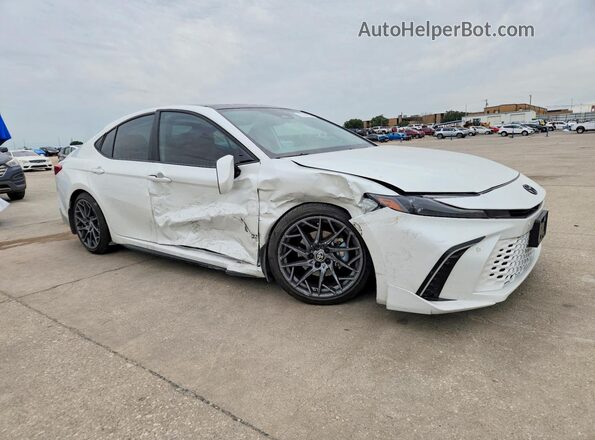 4T1DAACK5SU154423 2025 TOYOTA CAMRY White Передня права чверть