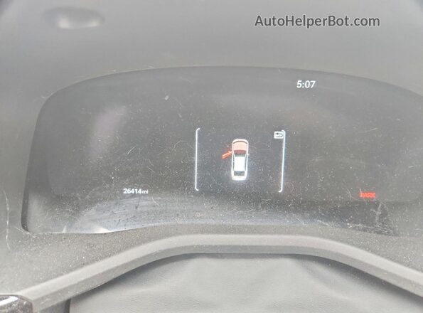 4T1DAACK5SU154423 2025 TOYOTA CAMRY White Вид щитка приладів
