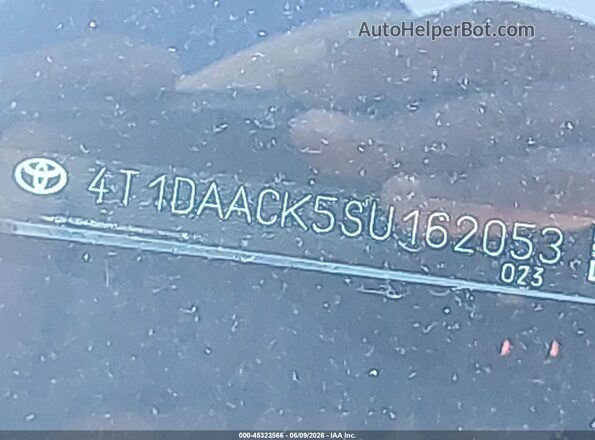 4T1DAACK5SU162053 2025 TOYOTA CAMRY Black Vista del cuadro de instrumentos