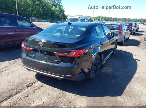 4T1DAACK5SU623901 2025 TOYOTA CAMRY Black Հետևի աջ