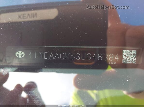 4T1DAACK5SU646384 2025 TOYOTA CAMRY Gray 