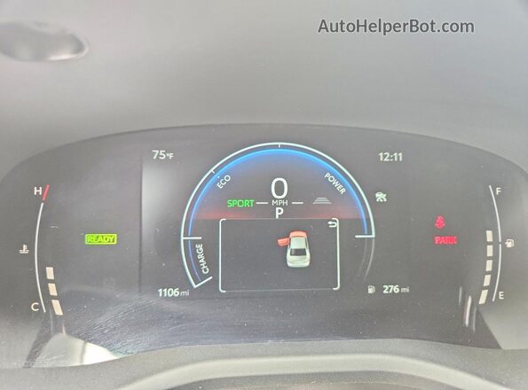 4T1DAACK5TU259318 2026 TOYOTA CAMRY Black Instrument cluster view