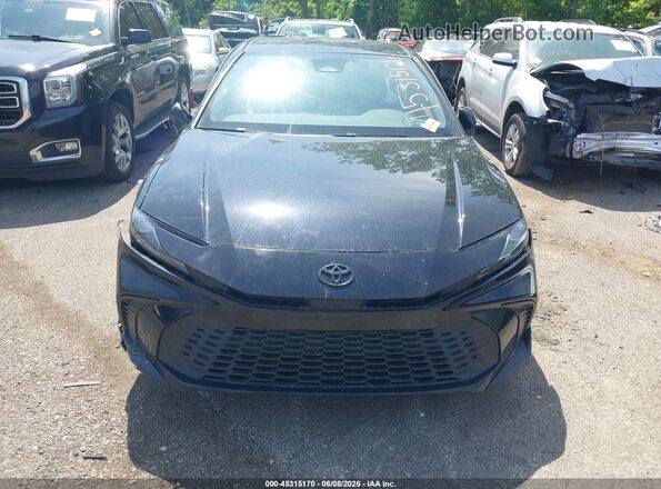 4T1DAACK6SU037921 2025 TOYOTA CAMRY Black Widok zestawu wskaźników
