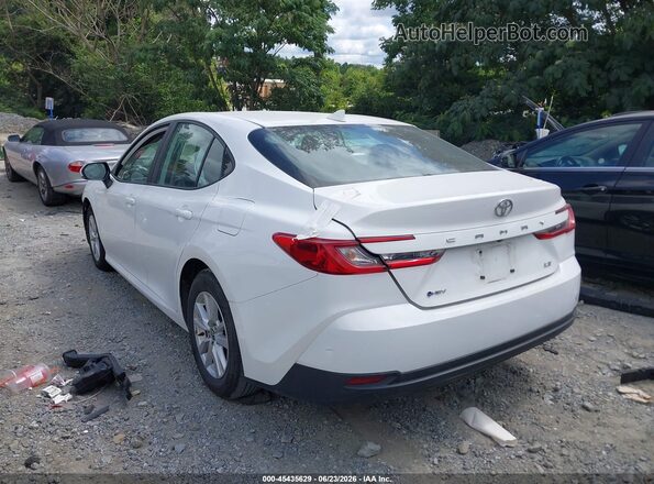 4T1DAACK6SU040186 2025 TOYOTA CAMRY Белый Задняя левая четверть