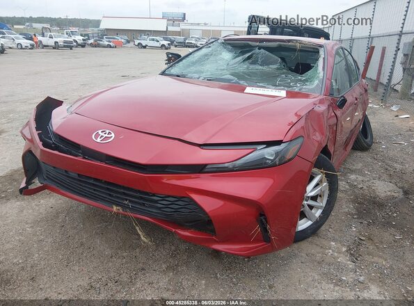 4T1DAACK6SU053309 2025 TOYOTA CAMRY Red Przód lewy
