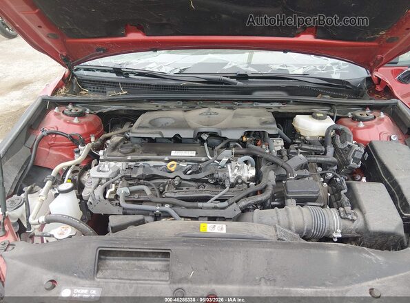 4T1DAACK6SU053309 2025 TOYOTA CAMRY Red Widok z tyłu