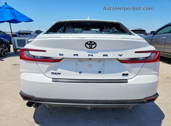 4T1DAACK6SU090523 2025 TOYOTA CAMRY White Rear view