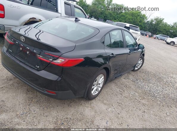 4T1DAACK6SU192078 2025 TOYOTA CAMRY Black Հետևի աջ