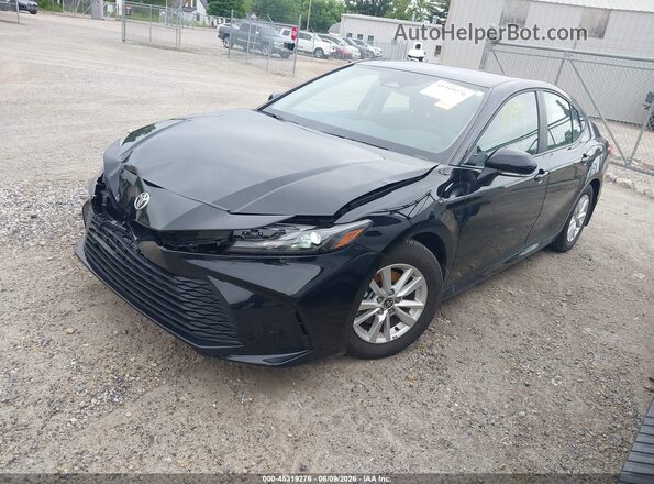 4T1DAACK6SU192078 2025 TOYOTA CAMRY Black Առջևի ձախ երեք քառորդ տեսարան
