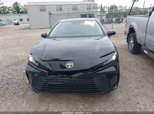 4T1DAACK6SU192078 2025 TOYOTA CAMRY Black Սարքավորումների վահանակի տեսք