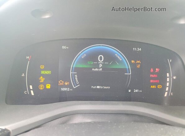 4T1DAACK6SU648421 2025 TOYOTA CAMRY Blue ხელსაწყოთა პანელის ხედი