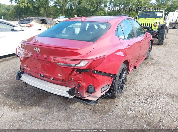 4T1DAACK7SU085797 2025 TOYOTA CAMRY Red Tył prawy