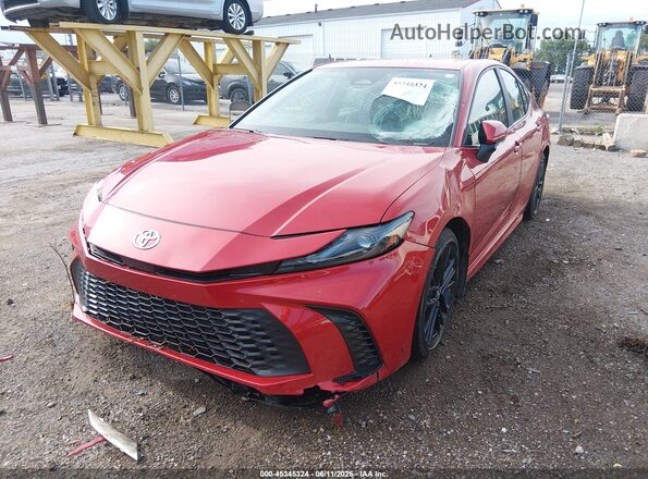 4T1DAACK7SU085797 2025 TOYOTA CAMRY Red Przód lewy