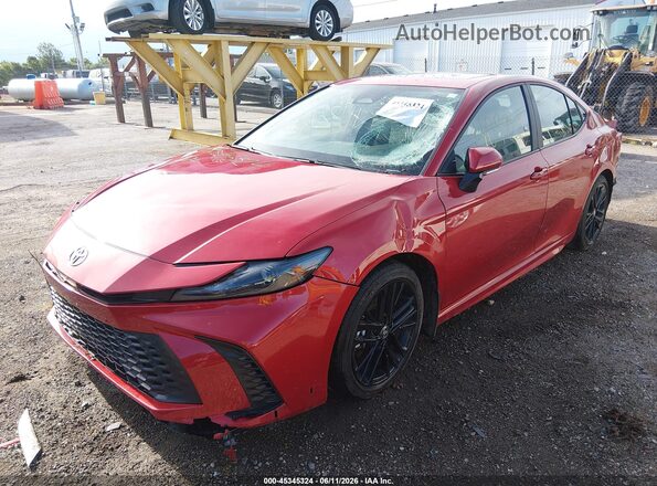 4T1DAACK7SU085797 2025 TOYOTA CAMRY Red Widok z przodu