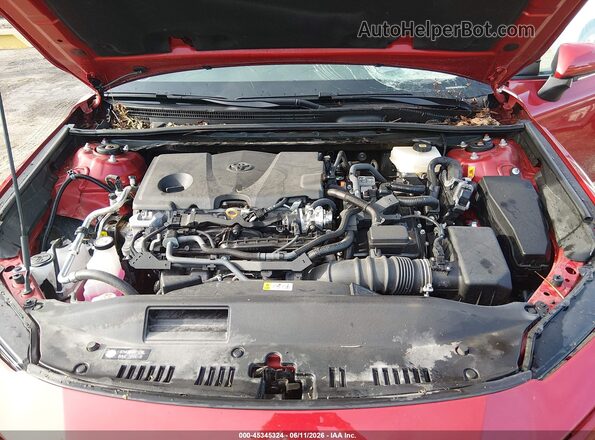 4T1DAACK7SU085797 2025 TOYOTA CAMRY Red Widok z tyłu