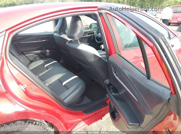 4T1DAACK7SU085797 2025 TOYOTA CAMRY Red Widok naklejki z numerem VIN