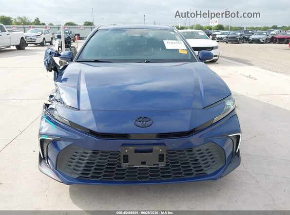4T1DAACK7SU094984 2025 TOYOTA CAMRY Blue Rear interior view