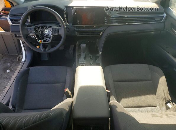 4T1DAACK7SU096198 2025 TOYOTA CAMRY White Вид панелі приладів