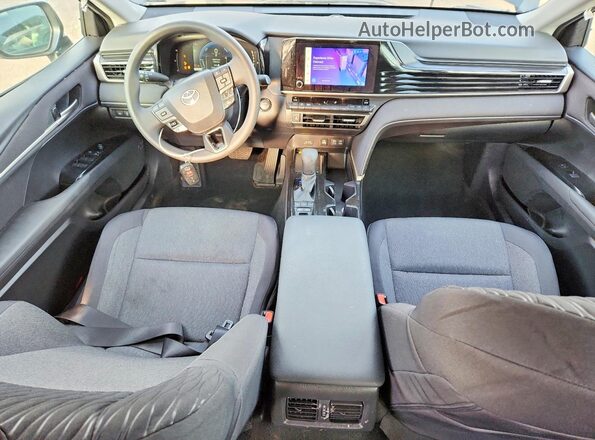 4T1DAACK7SU162264 2025 TOYOTA CAMRY Black Dashboard view