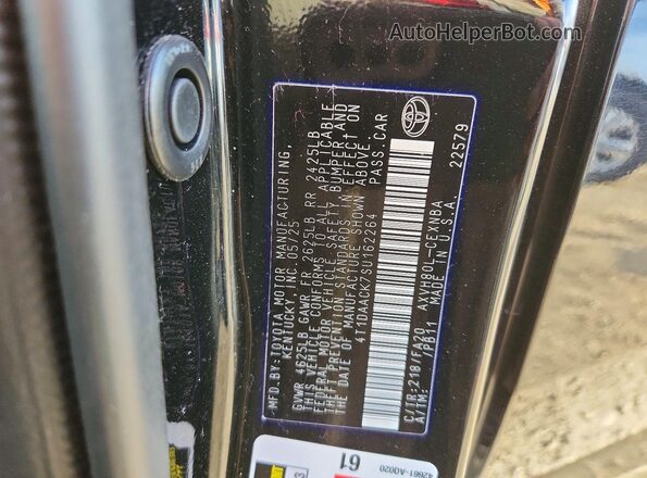 4T1DAACK7SU162264 2025 TOYOTA CAMRY Black Engine compartment view