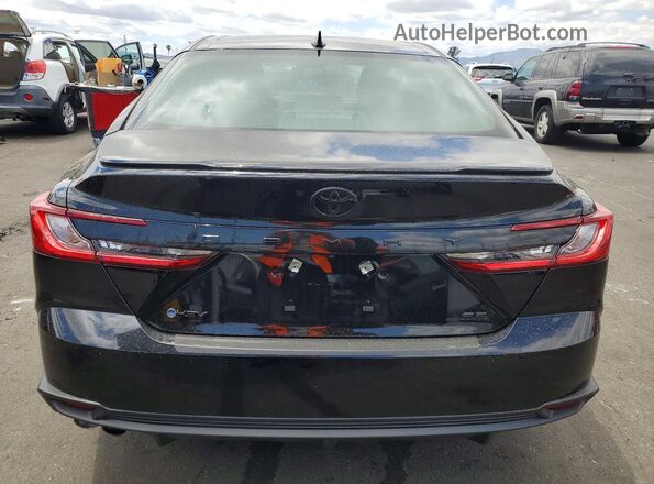 4T1DAACK7SU181736 2025 TOYOTA CAMRY Black Widok z tyłu