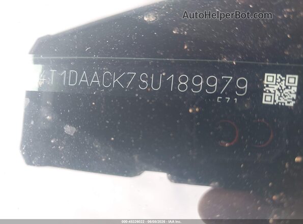4T1DAACK7SU189979 2025 TOYOTA CAMRY Black 