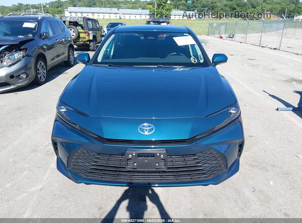 4T1DAACK7SU505218 2025 TOYOTA CAMRY Blue Widok zestawu wskaźników