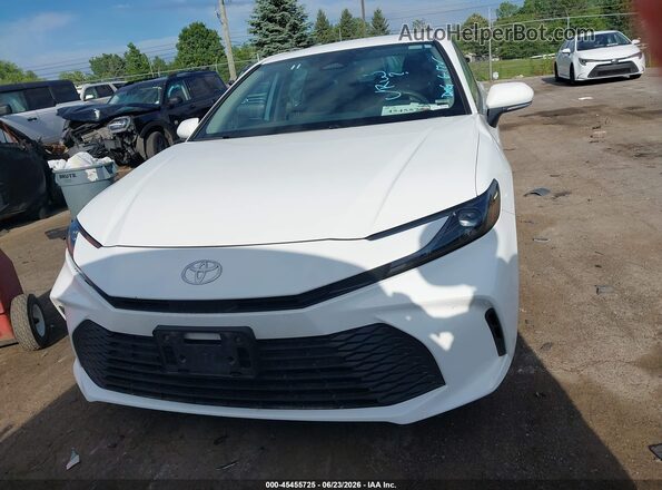 4T1DAACK7SU512864 2025 TOYOTA CAMRY White Vista del cuadro de instrumentos