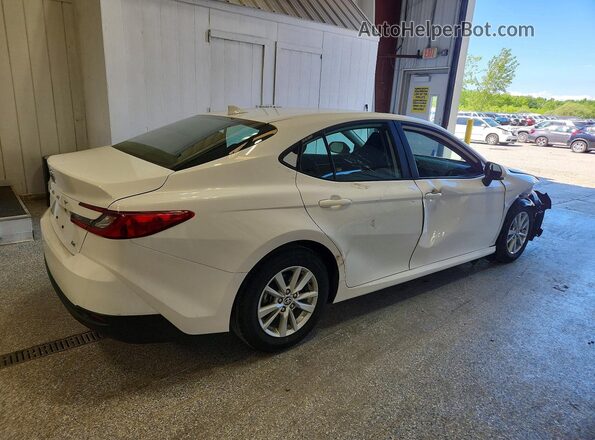 4T1DAACK7SU524254 2025 TOYOTA CAMRY White Задня права чверть