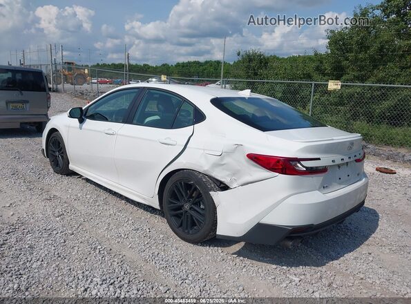 4T1DAACK7SU609949 2025 TOYOTA CAMRY White Задня ліва чверть