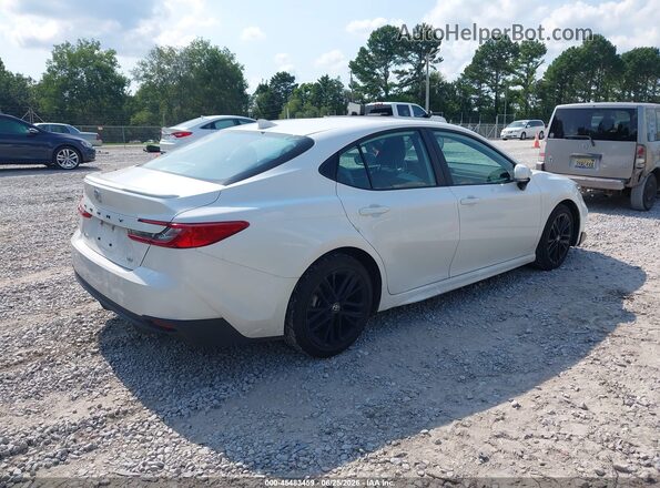 4T1DAACK7SU609949 2025 TOYOTA CAMRY White Задня права чверть