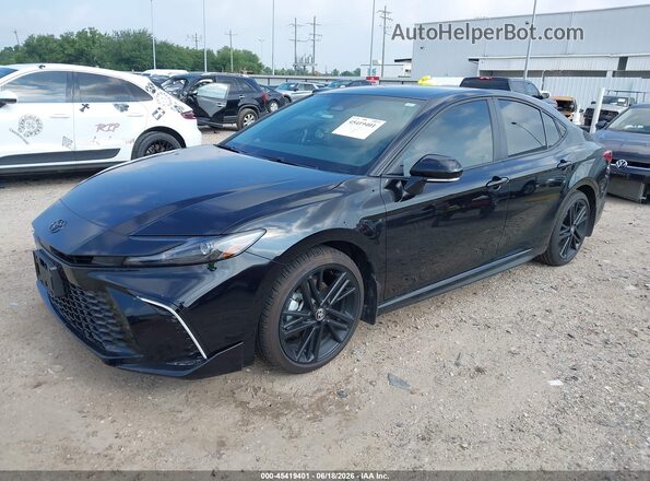 4T1DAACK7TU236414 2026 TOYOTA CAMRY Black წინა მარცხენა ხედი სამი მეოთხედიდან