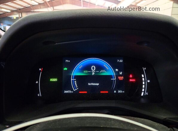4T1DAACK8SU002913 2025 TOYOTA CAMRY Красный Вид щитка приборов
