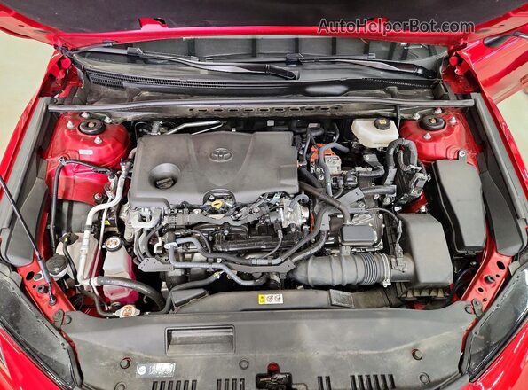 4T1DAACK8SU002913 2025 TOYOTA CAMRY Красный Вид задней части салона