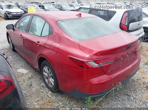 4T1DAACK8SU074419 2025 TOYOTA CAMRY Red Задня ліва чверть