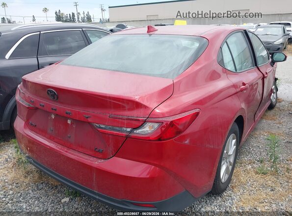 4T1DAACK8SU074419 2025 TOYOTA CAMRY Red 