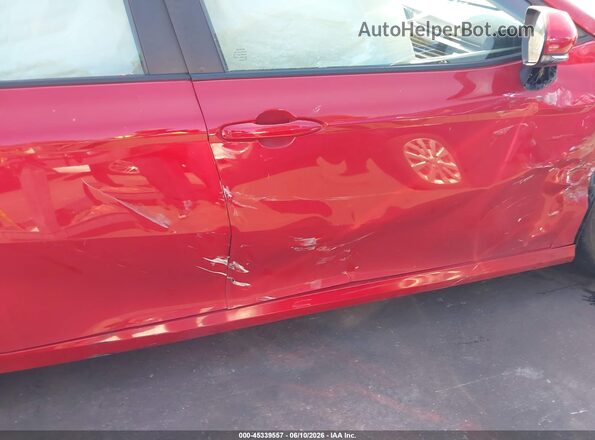 4T1DAACK8SU074419 2025 TOYOTA CAMRY Red Вид щитка приладів