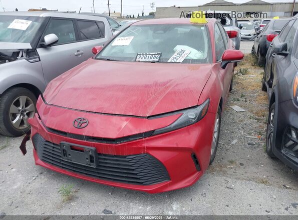4T1DAACK8SU074419 2025 TOYOTA CAMRY Red Вид задньої частини салону