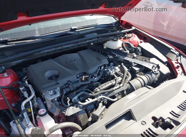 4T1DAACK8SU074419 2025 TOYOTA CAMRY Red Вид ззаду