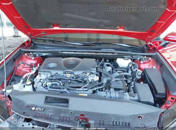 4T1DAACK8SU094542 2025 TOYOTA CAMRY Red Widok z tyłu