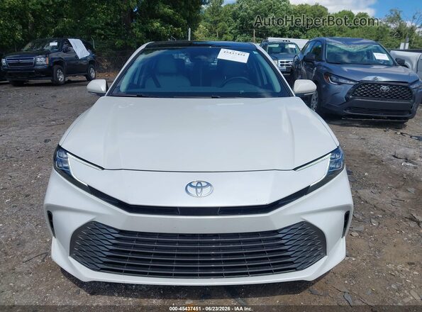 4T1DAACK8SU097831 2025 TOYOTA CAMRY White Vista del cuadro de instrumentos