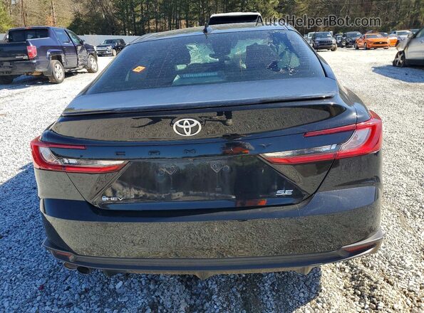 4T1DAACK8SU108519 2025 TOYOTA CAMRY Черный Вид сзади