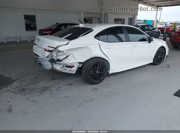 4T1DAACK8SU115812 2025 TOYOTA CAMRY Белый Задняя правая четверть