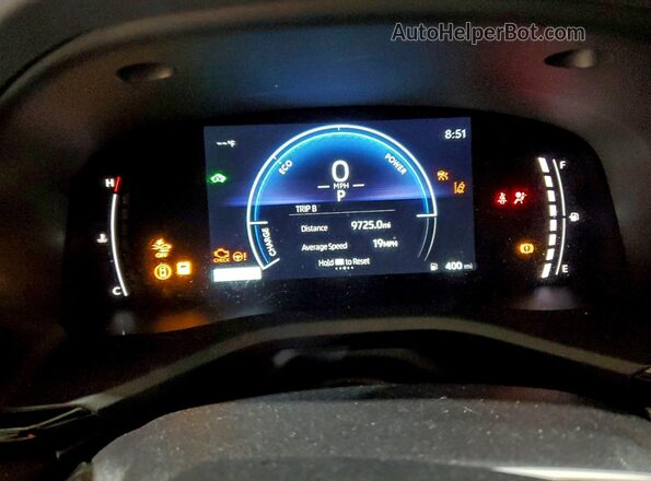 4T1DAACK8SU207776 2025 TOYOTA CAMRY Black Вид щитка приладів